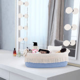 Cotton Rope Woven Cotton Storage Basket, Folding V1366-AZ2-W-18336