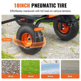 VEVOR Dump Cart, Poly Garden Dump Cart with Easy to Assemble Steel Frame, Dump Wagon with 2-in-1 V952-SLZXTC800B00XSY7GV0