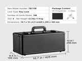 Graded Card Storage Box, 4 Slots, Graded Sports Cards Holder Carrying Case with Key Lock Foam V952-FJKSNHYCSKK1V3VTKV0