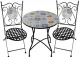 Zen Enclave 3pc Outdoor Table & Chairs Setting V637-E139149