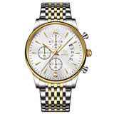 Men'S Watch Business Watch Sports Watch Multifunctional Watch Quartz Watch - Silver - Size Man V1347-DSZ-001-001-SLR-MAN