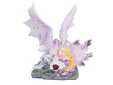 Dragon Girl Desktop Ornament Standing Sculpture Resin Bedroom Decoration Statue for Living Room V1294-YM0715-3115210269811