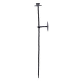 Wall Mount Candle Holder European Style Metal Spiral Candlestick Holder for Porch Bedroom Dining V1294-YM0901-3115250004612