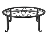 Single Layer Iron Plant Stand Floor Standing Simple Low Plant Stand Balcony Living Room Flower V1294-YM0717-3111220212115