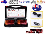 2X 7Pin LED Magnetic Wireless Trailer-TailLight Kit For Trailer Truck Automotive V201-LED-RY--C-AU