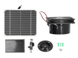 Solar Powered Exhaust Fan Monocrystalline 50W 12V 6.5 Inch Solar Panel Fan Kit with Protective Net V1294-YM0901-3111240177211