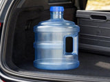 Mineral Water Bottle Plastic Jug Blue Reusable Portable Water Storage Tub for Camping V1366-AZ2-W-17176