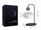 Levitating Moon Lamp with 15W Wireless Charger 3D Printed Realistic Lunar Texture, 3 Color Modes, V1341-ZY-45FE4GRA-BLACK