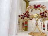 Headband Holder Hairband Display Crown Display Holder Golden Metal 1Set V1366-AZ2-W-25539