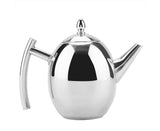 Stainless Steel Teapot, Tea & Coffee Water Kettle with Removable Mesh Filter, 1500ml V1263-JX-3007