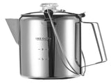 1.2L 9-Cup Stainless Steel Camping Percolator Coffee Pot Stovetop Coffee Maker 1Pc V1263-JX-7360