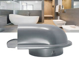 304 Stainless Steel Exhaust Hood Weatherproof Round Ventilation Grill Range Hood Exhaust Pipe Cover V1294-YM0901-3117230233715