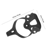 Carbon Fiber Bike Water Bottle Holder - Durable, Noise-Reducing, Black V1366-AZ2-W-21604