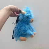 Blue Highland Cattle Chalk Bag Rock Climbing Equipment V1261-BLUEHIGHLANDCATTLE001