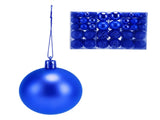 100pcs Christmas Ball Ornaments Shatterproof Hanging Balls for Christmas Tree Party DecorationBlue V1294-YM0715-3115210248112