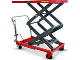 T-REX 300KG Hydraulic High Lift Double Scissor Trolley, 1.3M Max Platform Hgt, Heavy-Duty, for V219-VHWLFCTRH3HA