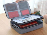 Certificate Storage Bag Oxford Document Bag Multi Layer Storage Pouch Credential Bag with Safe Code V1294-YM0901-3117230421211