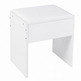 Levede Dressing Table Makeup Vanity with Lights Glass Desktop 7 Drawers White VM1038-AU