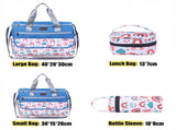 Newborn Diaper Bag Set with Changing Pad 4-Piece Baby Organizer, Large Capacity Mom Backpack, V1107-CS-MMBSJTL