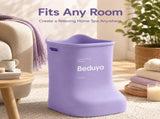 EVA Soaking Bucket with Massage Bottom, Deep Calf Bath Tub for Home Spa, Insulated Warm V1197-RY-051602