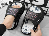 Men'S Slippers EVA Slippers Indoor Outdoor Slippers Beach Slippers Shower - White - Size 44 V1106-935-04245-WHT-44