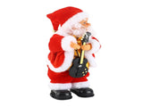 Electric Singing Dancing Santa Musical Figure Decoration Battery Operated Xmas Santa Toy for Home V1294-YM0901-3115240079112