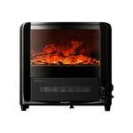 Devanti Electric Fireplace Fire Heaters 2000W EFL-C-1500-BK