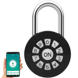 Smart Password Padlock - Password/Phone APP Control Padlock - Access Lock via Bluetooth V1192-AZ-W-11239