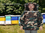Professional Thicken Beekeeping Protective Jacket Bee Suit Smock Beekeeper Supplies V1294-YM0901-3111200070011