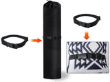 Jumbo Rug Storage Bag with 2 Buckle Straps for Tying, Large Drawstring Carpet Bag for Rugs up to V1188-CYX-J02-1894