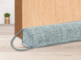 Weighted Door Draft Stopper Triangular Under-Door Gap Filler for Gaps up to 3", Wind Noise V1107-125-25434-BLK-36IN