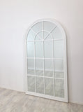 Window Style Mirror - White Arch 70 CM x 130 CM V292-MIRR-ARCH002