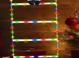 Santa Climbing Light Cute Decorative Xmas Ladder Light for Wall Tree Yard Garden V1294-YM0901-3115240080711
