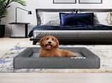 PaWz Memory Foam Pet Bed Calming Dog M Medium PT1183-M-GY