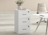 Levede File Cabinet 3 Drawers Filing Storage Cabinet HO0607-WH-AU