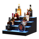 VEVOR LED Lighted Liquor Bottle Display Bar Shelf RF & App Control 406 mm 4-Step V952-ZTXLEDJPZSJ4YKGNLV3