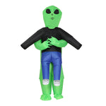 Inflatable Green Alien Costume Adult Suit Blow Up Party Fancy Dress Halloween Cosplay HALO-INF-SCA-8FT