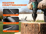 Wood Splitter Drill Set, Easy Splitter Detachable Drill Bit, 32mm Heavy Duty Wood Splitting Screw V1366-AZ2-W-11125