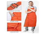 Ceramic Aprons with Split Legs for DIY, 2PCS Long Aprons for Women and Men V1188-QC108-006945-1