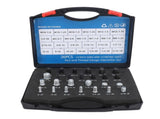 26 PCS Nut Bolt Thread Checker High Accuracy Carbon Steel ABS Nut and Bolt Thread Gauge Set for V1294-YM0706-3114230115611