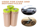 3 Rolls Masking Film for Lettering Protective Paper Green for Vehicle Painting V1370-AZ4-08795