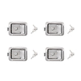 4 x Toolbox Lock Steel Paddle Handles Heavy Duty Trailer Door Latch Set for Ute & Tool Cabinets V63-953031