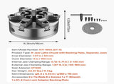 6-Jaw Lathe Chuck, 6 Inch , Self-Centering Chuck with D1-4 Cam Lock Backing Plate, 0.12-5.71 V952-JGKPDBB6GKZ6AF42HV0