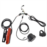 E-Bike Front Brake Rear Light Set 24/36/48V Bike Rack Lamp with Horn Headlight Switch Electric Bike V1370-AZ4-08231