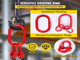 Chain Sling 5/16" X 10' Engine Lift Chain G80 Alloy Steel Engine Chain Hoist Lifts 3 Ton with 4 Leg V952-3MSGLT00000000001V0