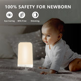 LED Night Light 7 Color Changing Smart Touch Control Bedside Table Lamp BT Remote Control 3600mAh V1294-YM0901-HS7008