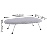 Kdkad Desktop Ironing Board, Small Folding Tabletop Iron Board with Heat-Resistant Cover, Portable V1189-WXFWAL-20260326-02626