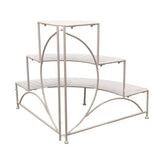 Riviera 3 Tier Round Fronted Corner Potplant Stand 60cm V637-48115STD