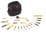 Tool Backpack with Tools, 65 Pockets, Heavy-duty Tools Storage Organizer Bags with Laptop V952-GJBB1416INCHDUXTA001V0