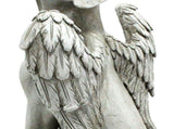 Angel Dog Memorial Statue Hand Carving Vivid Exquisite Synthetic Resin Pet Memorial Stones for V1294-YM0703-3111230019711